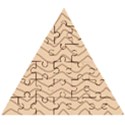 Background Wavy Zig Zag Lines Wooden Puzzle Triangle View1