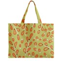 Pattern Leaves Print Background Zipper Mini Tote Bag View2