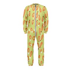 Pattern Leaves Print Background Onepiece Jumpsuit (kids)