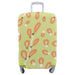 Pattern Leaves Print Background Luggage Cover (medium) by Cemarart