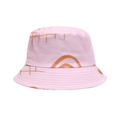 Elements Scribbles Wiggly Lines Retro Vintage Bucket Hat by Cemarart