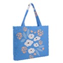 Doodle Flowers Leaves Plant Design Medium Tote Bag View2