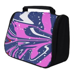 Texture Multicolour Grunge Full Print Travel Pouch (small)