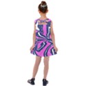 Texture Multicolour Grunge Kids  Cross Back Dress View2