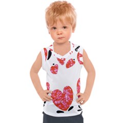 Elements Scribbles Brush Doodles Kids  Sport Tank Top