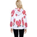 Elements Scribbles Brush Doodles Women s Lightweight Drawstring Hoodie View4