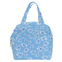 Flowers Pattern Print Floral Cute Boxy Hand Bag by Cemarart