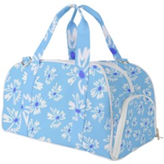 Flowers Pattern Print Floral Cute Burner Gym Duffel Bag by Cemarart