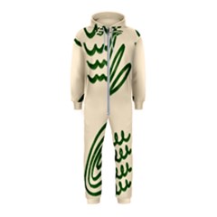 Elements Scribbles Wiggly Lines Hooded Jumpsuit (kids) by Cemarart