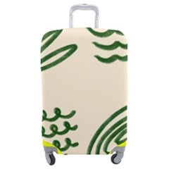 Elements Scribbles Wiggly Lines Luggage Cover (medium) by Cemarart