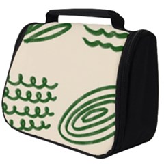 Elements Scribbles Wiggly Lines Full Print Travel Pouch (big) by Cemarart