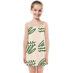 Elements Scribbles Wiggly Lines Kids  Summer Sun Dress by Cemarart