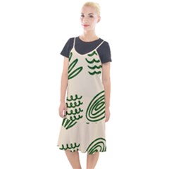 Elements Scribbles Wiggly Lines Camis Fishtail Dress by Cemarart