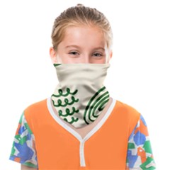 Elements Scribbles Wiggly Lines Face Covering Bandana (kids) by Cemarart