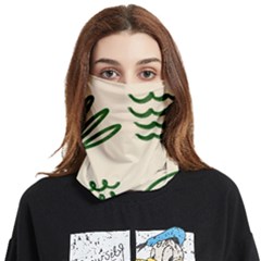 Elements Scribbles Wiggly Lines Face Covering Bandana (two Sides) by Cemarart