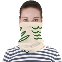 Elements Scribbles Wiggly Lines Face Seamless Bandana (adult) by Cemarart