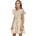 Elements Scribbles Wiggly Lines Kids  Winged Sleeve Dress View2