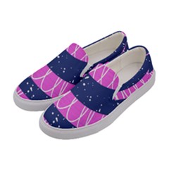 Texture Grunge Speckles Dot Women s Canvas Slip Ons by Cemarart