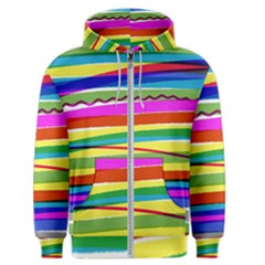 Print Ink Colorful Background Men s Zipper Hoodie by Cemarart