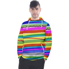 Print Ink Colorful Background Men s Pullover Hoodie by Cemarart