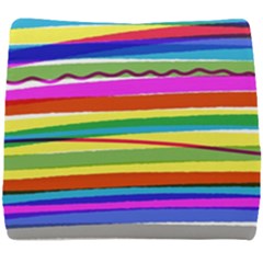 Print Ink Colorful Background Seat Cushion by Cemarart