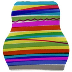 Print Ink Colorful Background Car Seat Velour Cushion  by Cemarart