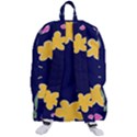 Doodle Flower Leaves Plant Design Travelers  Backpack View3