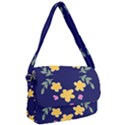 Doodle Flower Leaves Plant Design Courier Bag View1