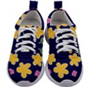 Doodle Flower Leaves Plant Design Kids Athletic Shoes View1