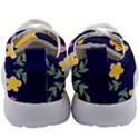 Doodle Flower Leaves Plant Design Kids Athletic Shoes View4