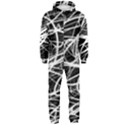 Ink Texture Colorful Blots Red Hooded Jumpsuit (Men) View1