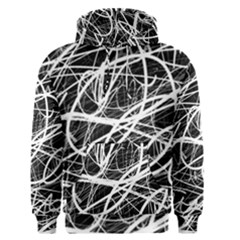 Flower Print Doodle Pattern Floral Men s Core Hoodie by Cemarart