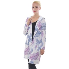 Blob Gradient Blur Scatter Hooded Pocket Cardigan by Cemarart