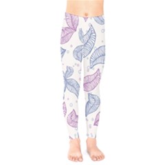 Blob Gradient Blur Scatter Kids  Leggings by Cemarart