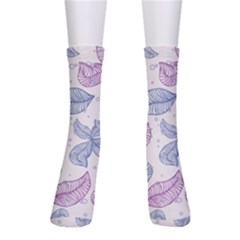 Blob Gradient Blur Scatter Crew Socks by Cemarart