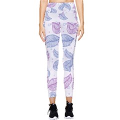 Blob Gradient Blur Scatter Pocket Leggings  by Cemarart