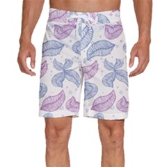 Blob Gradient Blur Scatter Men s Beach Shorts by Cemarart