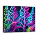 Spring Flower Neon Wallpaper Canvas 14  x 11  (Stretched) View1