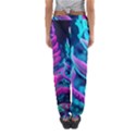 Spring Flower Neon Wallpaper Women s Jogger Sweatpants View2