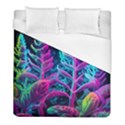 Spring Flower Neon Wallpaper Duvet Cover (Full/ Double Size) View1