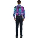 Spring Flower Neon Wallpaper Men s Long Sleeve  Shirt View2