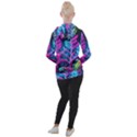 Spring Flower Neon Wallpaper Women s Hooded Pullover View2