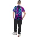 Spring Flower Neon Wallpaper Men s Sport Top View2