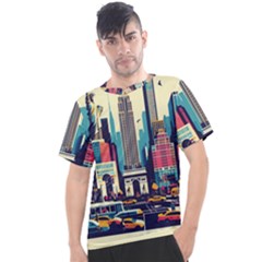 Skyscrapers City Usa Men s Sport Top by Cemarart