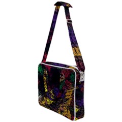 Eiffel Tower Pattern Wallpaper Cross Body Office Bag by Cemarart