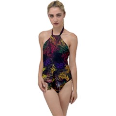 Eiffel Tower Pattern Wallpaper Go With The Flow One Piece Swimsuit by Cemarart