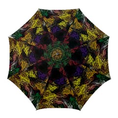 Abstract Painting Colorful Golf Umbrellas by Cemarart