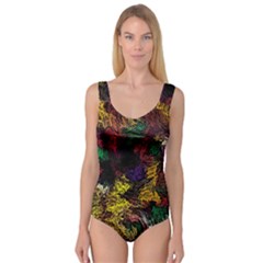 Abstract Painting Colorful Princess Tank Leotard  by Cemarart