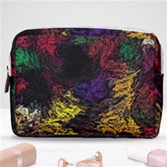 Floral Patter Flowers Floral Drawing Make Up Pouch (medium) by Cemarart