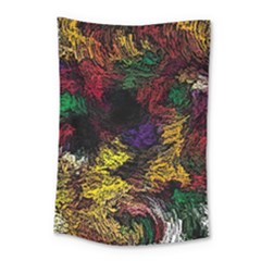 Abstract Painting Colorful Small Tapestry